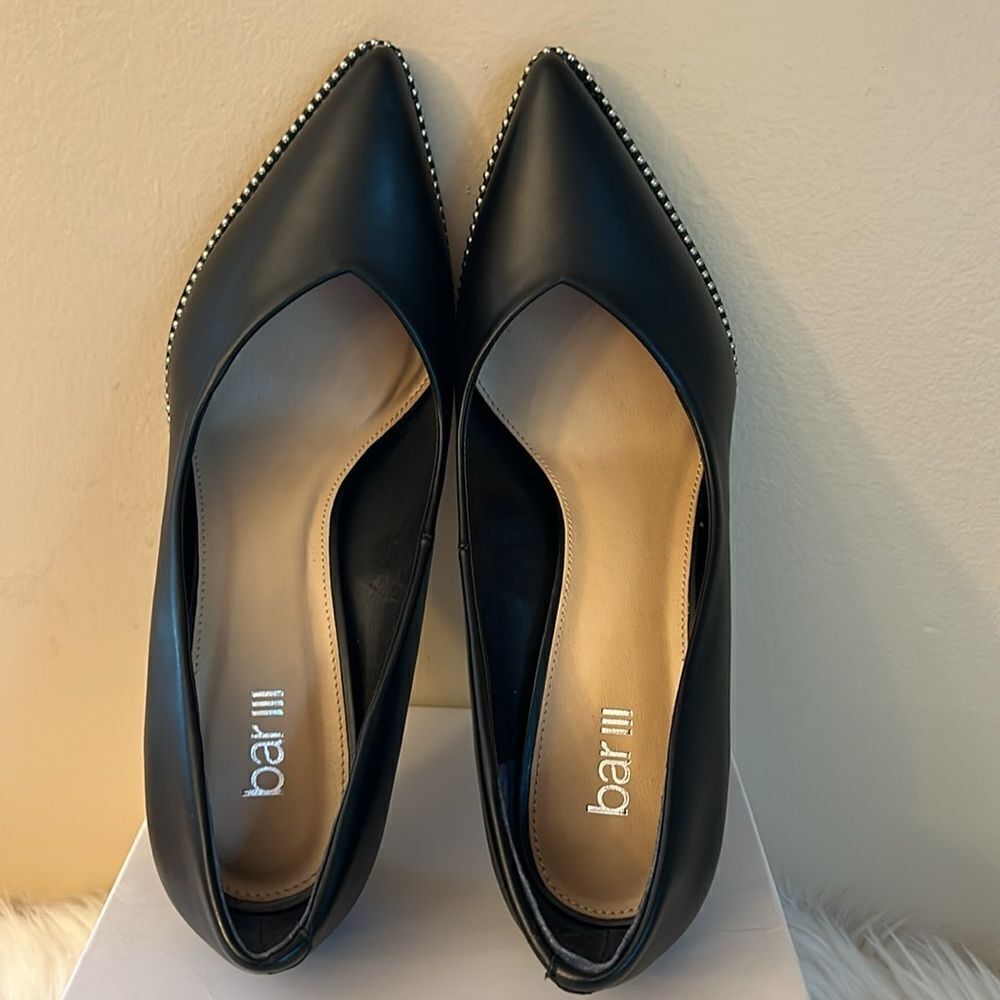 NWB Bar III Binsap Ball-Chain Studded Pumps - Size 10 - Picture 8 of 9